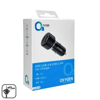 شارژر فندکی 30 وات اکسیژن مدل AC-04
