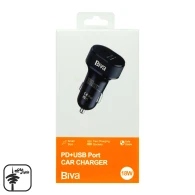 شارژر فندکی دو پورت 18 وات بیوا مدل CC-04