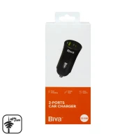 شارژر فندکی دو پورت 22.5 وات PD فست بیوا مدل CC-23