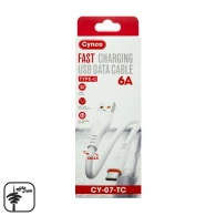 کابل تایپ سی 6A سیلیکونی Cynco مدل CY-07-TC
