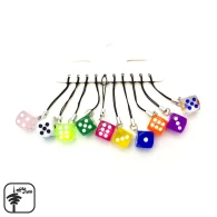 آویز تاس رنگی