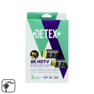 کابل HDMI 8K سه متری +DETEX