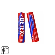 باتری شارژی نیم قلم 800 میلی آمپر +DETEX