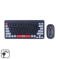 کیبورد و موس بی سیم +DETEX مدل DK704