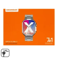 ساعت هوشمند طرح اپل واچ KEQIWEAR مدل KW31 ULTRA3 + هفت بند