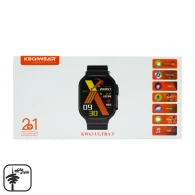 ساعت هوشمند طرح اپل واچ KEQIWEAR مدل KW63 ULTRA3 + دو بند