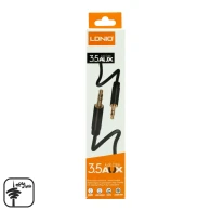 کابل AUX طول 1.5 متر LDNIO مدل سرکج