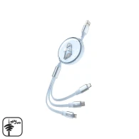 کابل تبدیل USB به USB-C / microUSB / لایتنینگ پرووان مدل PCC118R