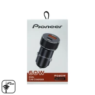 شارژر فندکی سوپرفست دو پورت Pioneer مدل Pi-2565