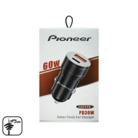 شارژر فندکی سوپرفست دو پورت Pioneer مدل Pi-3367