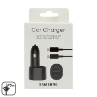 فندکی 45 وات دو پورت PD فست SAMSUNG به همراه کابل
