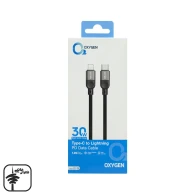 کابل 30W تایپ سی به لایتنینگ اکسیژن مدل LX-36