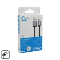 کابل پاوری فست تایپ سی اکسیژن مدل LX22